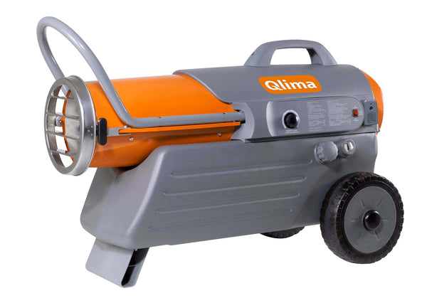 Kerosin/Diesel Heißluftgenerator 41kW Qlima DFA4100 Orange und Grau acquista