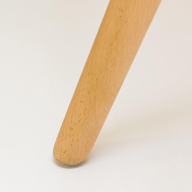 Set 2 Sgabelli da Cucina 43x42x77 cm Gambe in Legno Alfred Neri