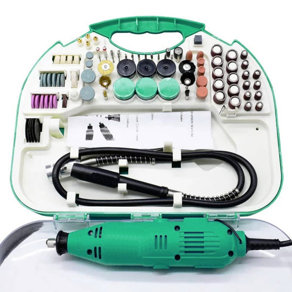 prezzo Mini Smerigliatrice Elettrica 130W Fresa Drill in Valigetta Strumento Rotativo