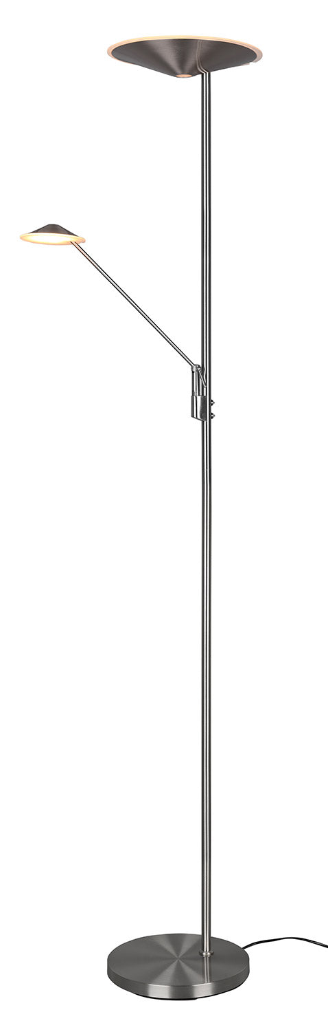 prezzo Piantana da Interno a LED in Metallo Nikel Satinato