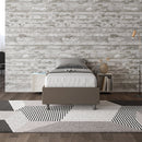 Letto Singolo Azelia Cappuccino Varie Misure