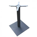Base per Tavolo da Giardino 30x30x77 cm  in Acciaio Nero