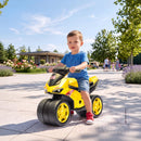 Moto Cavalcabile per Bambini 18 Mesi - 3 Anni Balance Senza Pedali con Musica Giallo      