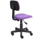 Sedia Poltrona Operativa con ruote Ufficio Cameretta Stanzetta in Tessuto Viola