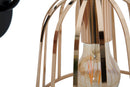 Lampada da Muro Elegant 16x25x28 cm in Ferro Nero e Oro