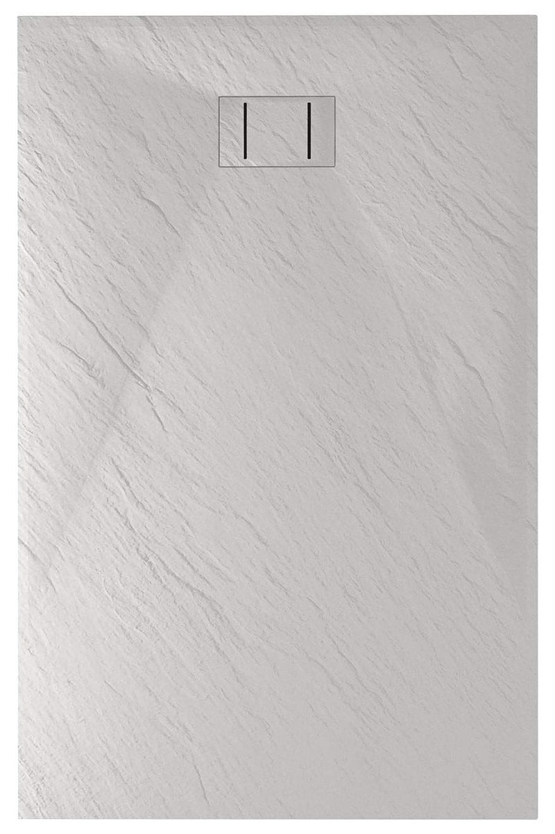 Piatto Doccia 70x90 cm Effetto Pietra Stone Bianco
