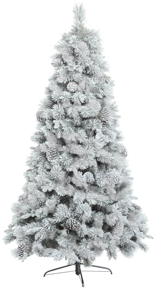 Albero di Natale Artificiale Innevato Cigno Verde Varie Misure prezzo