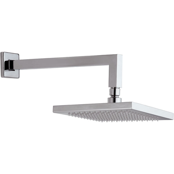 online Quadratischer Messing-Duschkopf 20 x 20 cm mit Mariani-Chrom-Wandarm