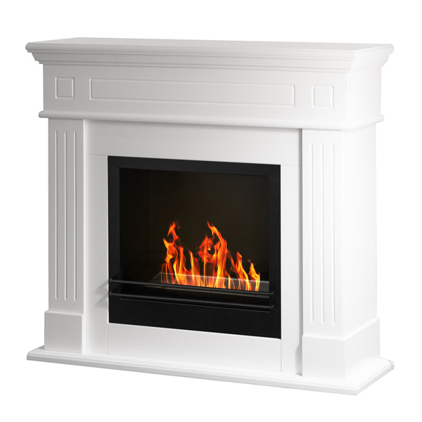 Bioethanol-Bodenkamin 110x37x102 cm Cambridge White prezzo