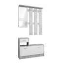 Mobile ingresso 100x180x230 cm Rudolf cemento