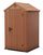 Casetta da Giardino Porta Attrezzi 125,8x117x205 cmin Evotech+ Keter Darwin 4x4 Marrone