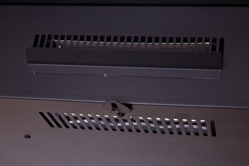 Camino Elettrico da Parete 182,5x55x13,9 cm 1500W Effetto Fiamma Sined Pordoi Nero