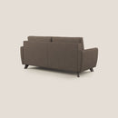 Divano Letto 3 Posti 188x97x96 cm in Tessuto Marrone