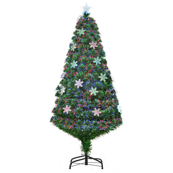 prezzo Künstlicher Weihnachtsbaum 150 cm 20 LED-Lichter in Form von Schneekristallen