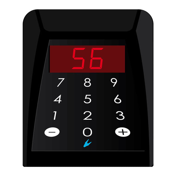 sconto Zweistellige Bedienerkonsole für Single Point Queue Controller Display Visel Cons2 Black