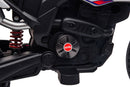 Moto Elettrica per Bambini 12V con Licenza Aprilia RX-125 Motocross Bianca