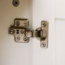 Credenza Mobile con 3 Porte e Piano in Legno Chiaro 120x40x70 cm Bianco      