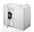 Lavatoio e Coprilavatrice in PVC 109x60x92cm Forlani SuperWash Bianco