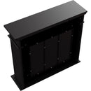 Camino a Bioetanolo da Pavimento 95x28x87 cm Flig San Diego Light Nero