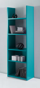 Libreria da Parete con 5 Ripiani in Melamina 56x29x184cm TFT  Boost Blu