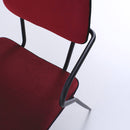 Set 4 Sedie 52x50x81,5 cm Velluto Rosso