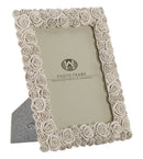 Cornice Roses 21x2,3x26,2 cm in Poliresina e Vetro