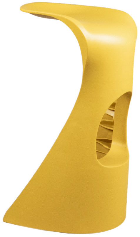 Sgabello da Bar Casa Cucina in Polipropilene Vandi Giallo