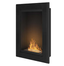 Camino a Bioetanolo da Parete/Incasso 55x79 cm Frame 550 Nero