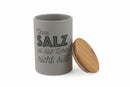 Set 3 Barattoli Sale Zucchero e Caffè 700 ml in Dolomite Coperchio in Bamboo VdE Tivoli 1996