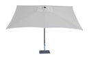 Ombrellone da Giardino 3x2 m Palo Ø38 mm in Alluminio Tessuto Poliestere Trend Bianco