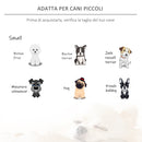 Divano per Cani e Gatti Imbottito 73x53x21 cm in Similpelle Marrone