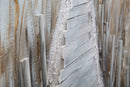Dipinto su Tela Beach 100x3,8x100 cm in Legno di Pino e Canvas Multicolor