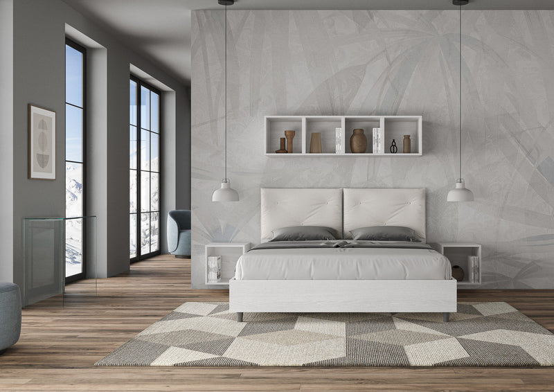 Letto Matrimoniale Appia Egos Bianco Varie Misure