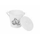 Secchiello per Aglio Ø16x13 cm 900 ml in Metallo VdE Tivoli 1996 Idee