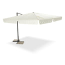 Ombrellone da Giardino Decentrato Rettangolare a Sbalzo 3x4m con Apertura e Chiusura a Manovella Taddei Elba