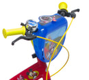 Bicicletta per Bambino 14"" 2 Freni Disney Mickey Mouse Rossa