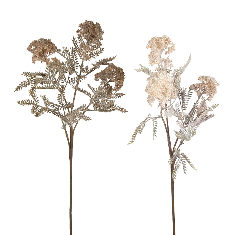 Set 4 achillea Dry Look Artificiali Altezza 70 cm 