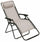 Zero Gravity Klappsessel aus Eisen und Textilene Soriani Gran Relax Rio Ivory