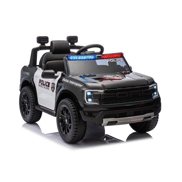 Macchina Elettrica per Bambini Licenza Ufficiale Ford Raptor Police 10,8V Bianco e Nero acquista