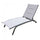 Itaca Stapelbare Garten-Sonnenliege 194x71x83 h cm in Textilene Tortora