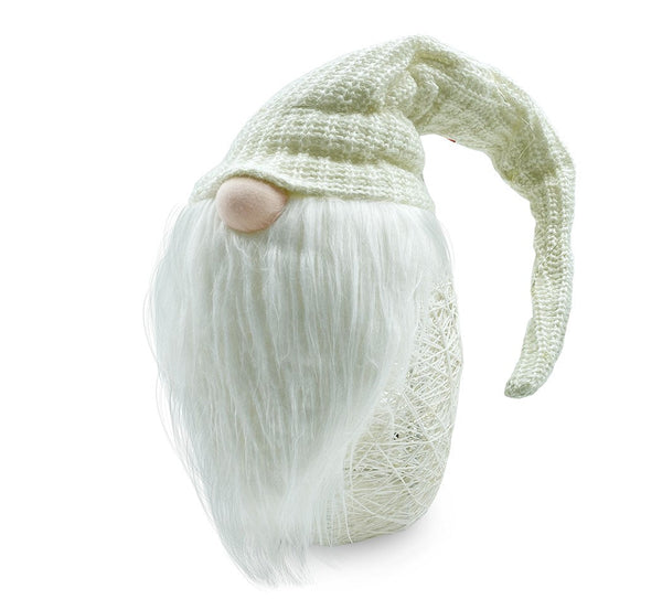 prezzo Weihnachtswichtel H104 cm mit Lichtern und cremefarbenem Hut