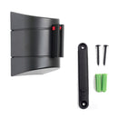 Tendinastro da Parete 10 m con Clip di Chiusura Nastro Bianco/Rosso