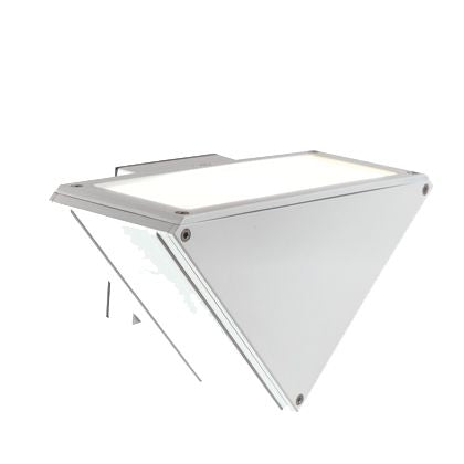 Drei Livos Line vertikale weiße Außenwandleuchte online