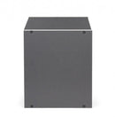 Cubo con Mensola Composite in Legno Grigio