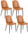 Set 4 Sedie 52x45xH85 cm in Soft-Touch Tamara Caramello