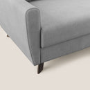 Divano Letto 3 Posti 188x97x96 cm in Tessuto Grigio Chiaro
