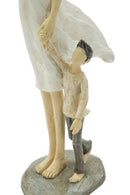 Donna More con Bambino 12,5x9,8x28,5 cm in Poliresina