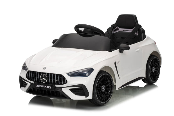 prezzo Macchina Elettrica per Bambini 12V Licenza Ufficiale Mercedes CLE53 Sedile in Pelle Bianco