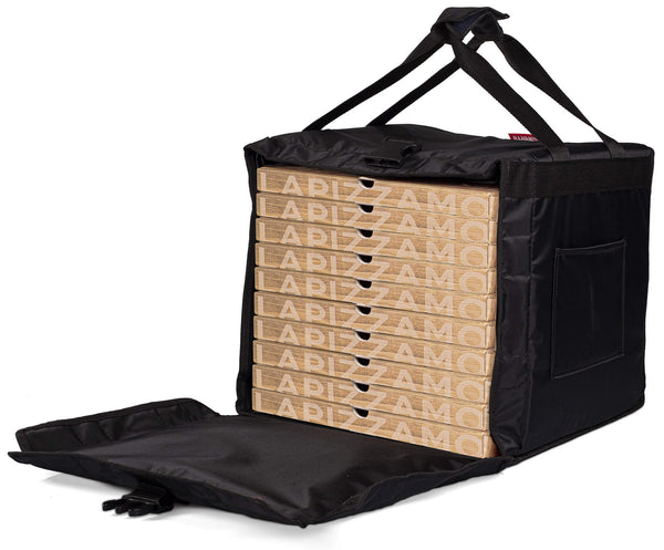 online Starre magnetische Thermotasche für Pizza zum Mitnehmen 10 Kartons Safemi Magnetic 10 Schwarz