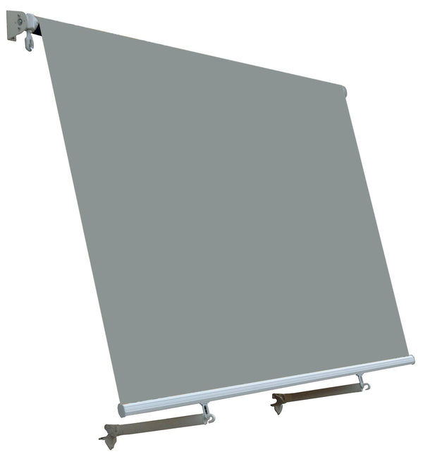 sconto Fallmarkise mit Armen 245 x 300 cm Grau